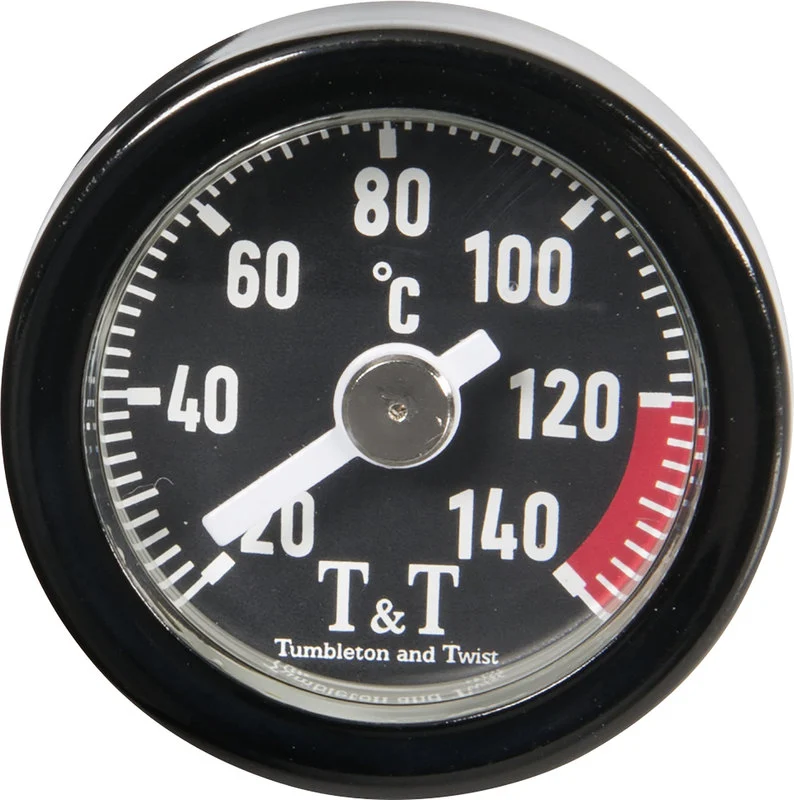 Oil Temperature Gauge Black