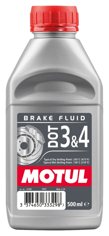 Liquide De Frein Dot 3 & 4, 0,5L
