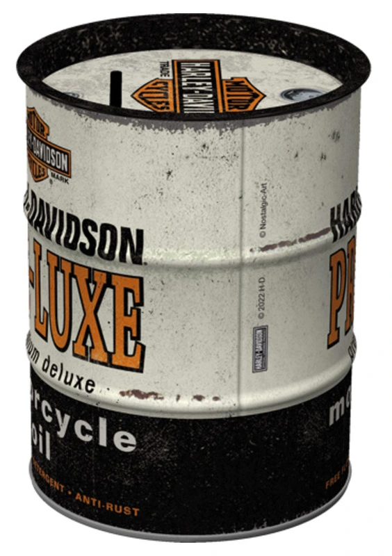 HARLEY OIL DRUM MONEY BOX