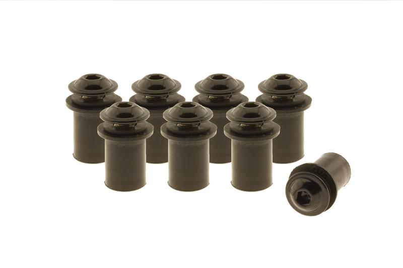 Bolt set for fairing windshields