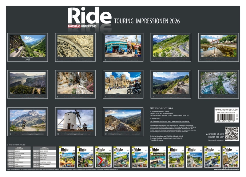 Ride-Touring Impressionen Kalender