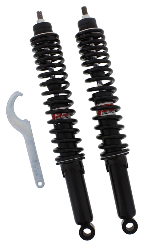 Shock absorber for scooter stereo