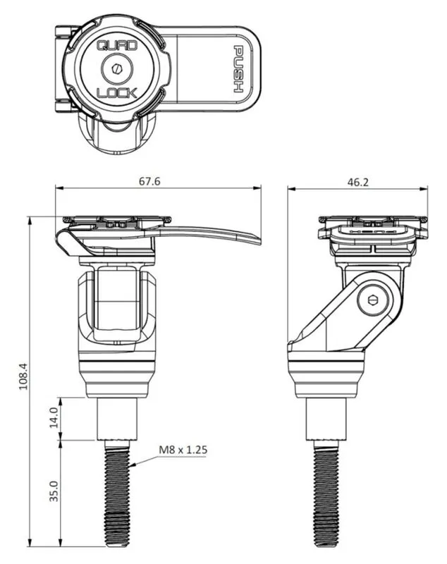 motorbike clamp bracket PRO