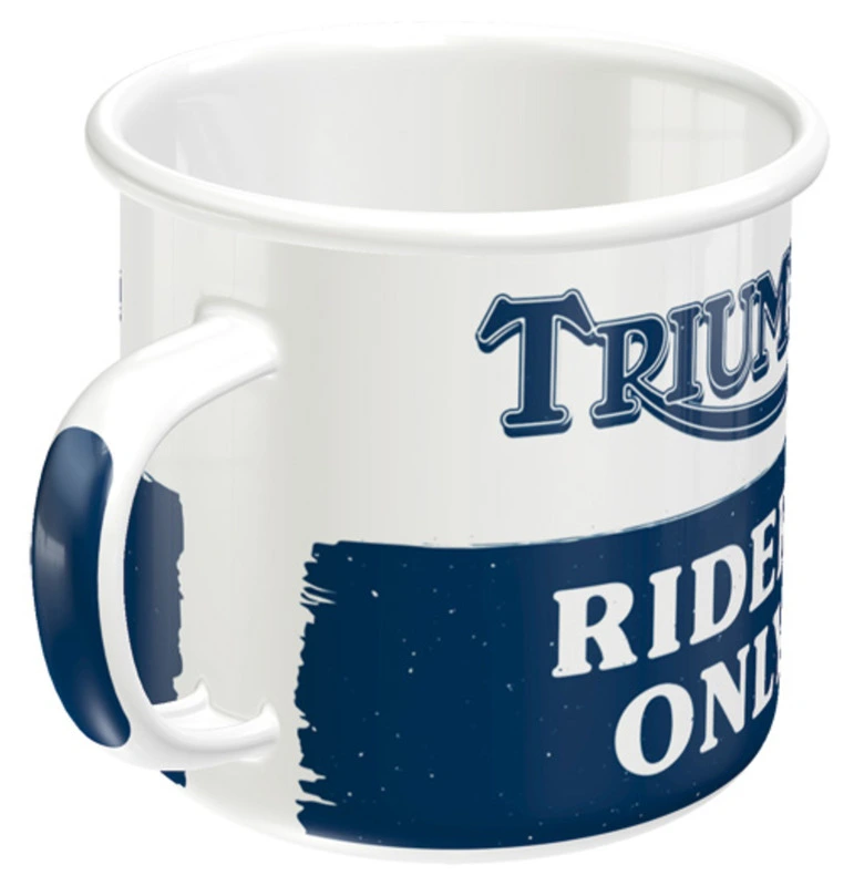 enamel mug Triumph Drivers Only
