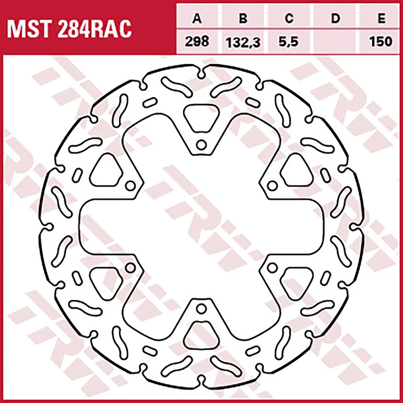 Bremsscheiben Racing, Hinten