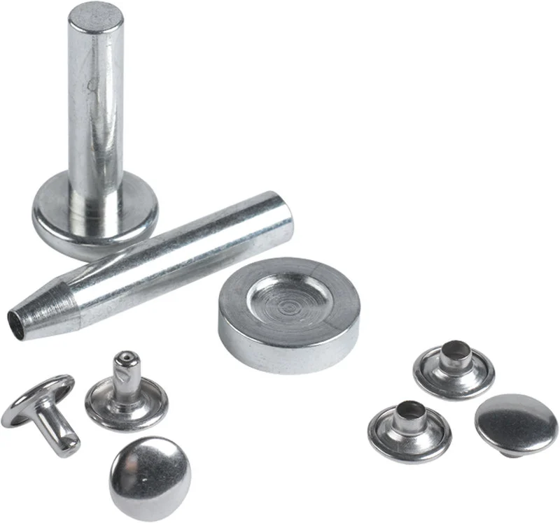 Klinknagels 9 mm zilverincl. gereedsch.