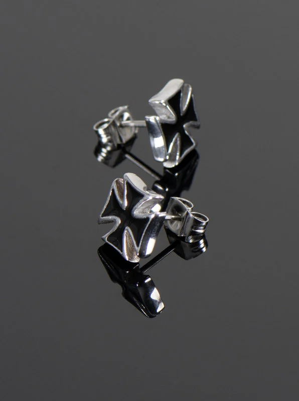 Ear Studs/Earrings "Iron Cross"