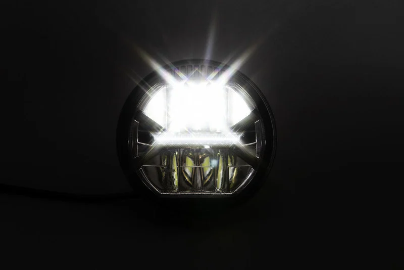 LED headlight + motoism lamp mask