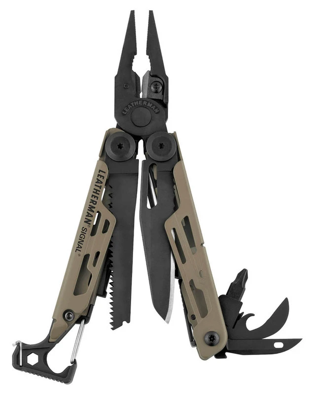 OUT MULTFCT LEATHERMAN SIGNAL COYOTE TAN