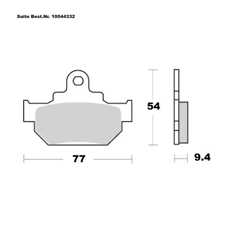 Brake-Pads Organic With Abe