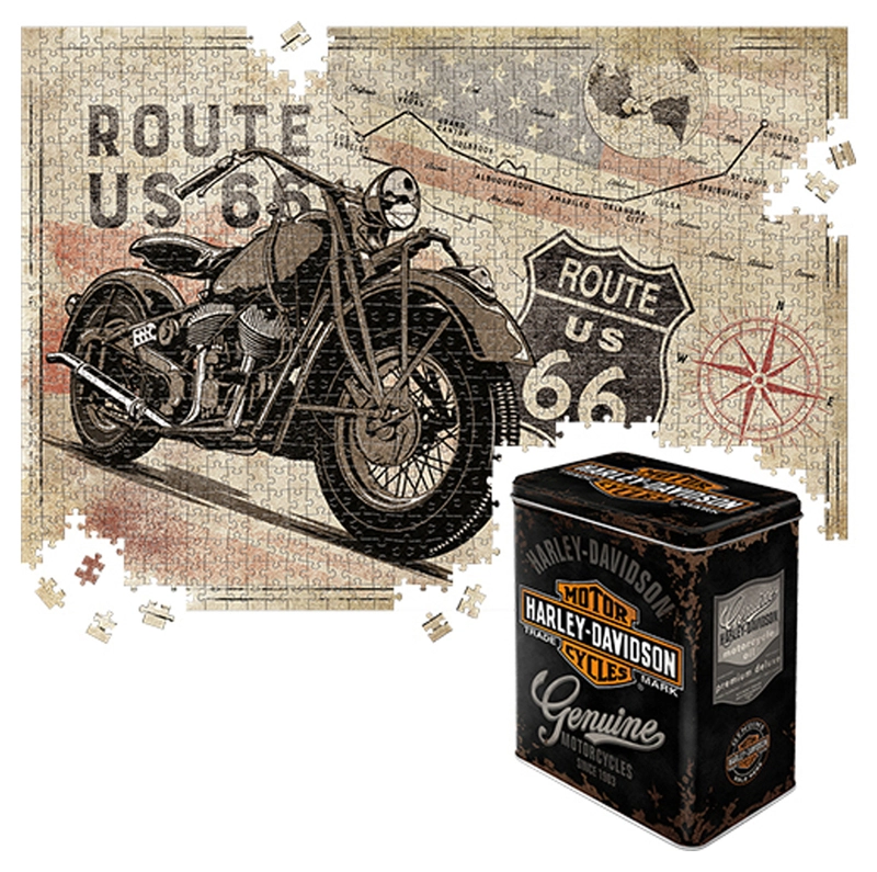 Harley-Davidson Route 66 Puzzle Box low-cost | Louis 🏍️