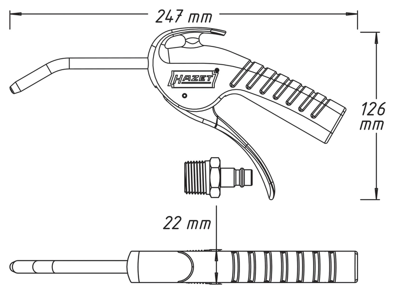 Ausblaspistole