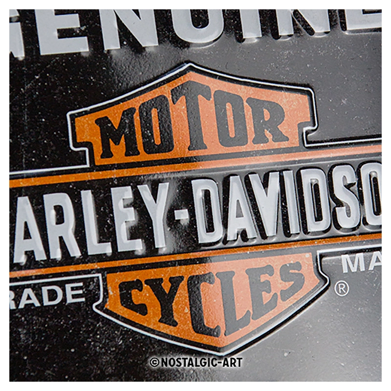 H-D tin sign Genuine Oil