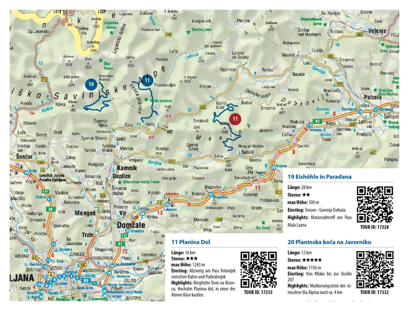 Offroad maps Slovenia, Croatia
