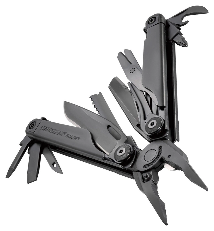 Utensile multiuso Surge Leatherman nero