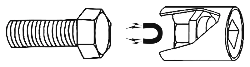 Magnetiska Insatser Hylsnycklar