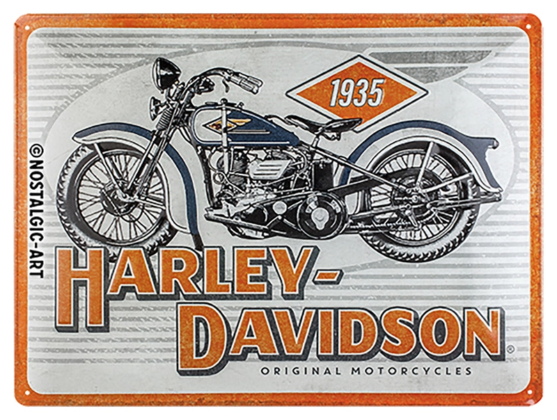 Skylt Harley Davidson *1935* i plåt
