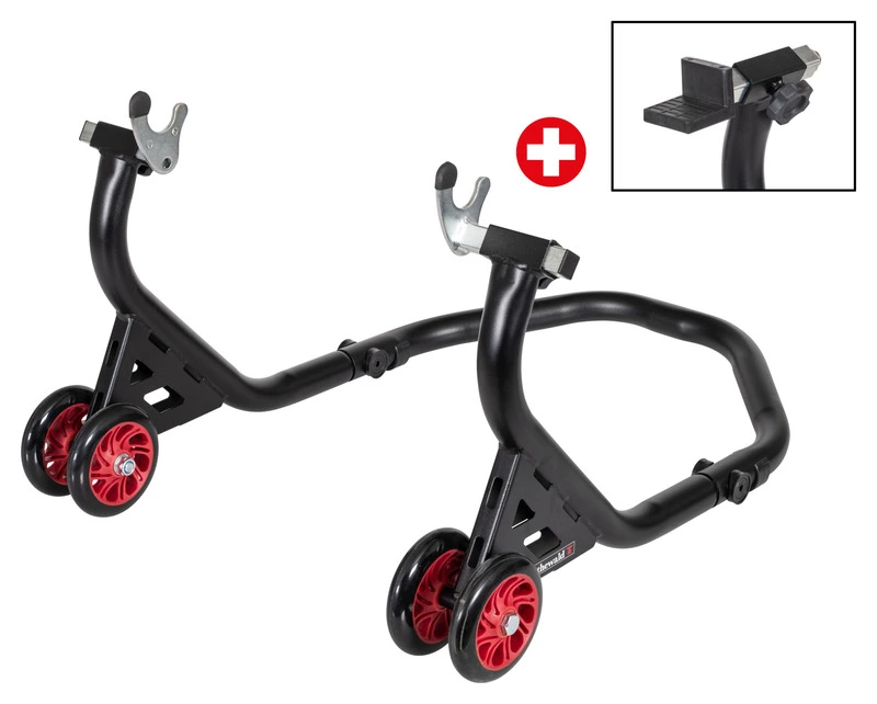 Motorcykellyft inkl. vinkel + V-adapter
