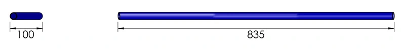 Steel handlebar Drag Bar Wide LD2