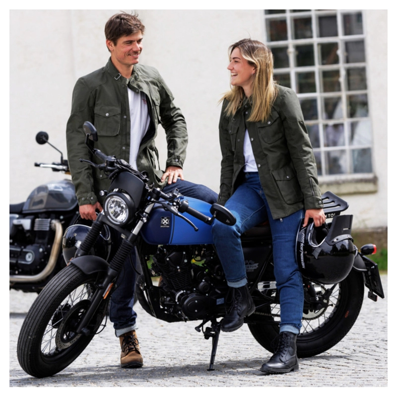 DL-JM-4 Motorcykeljacka I Vaxad Bomull
