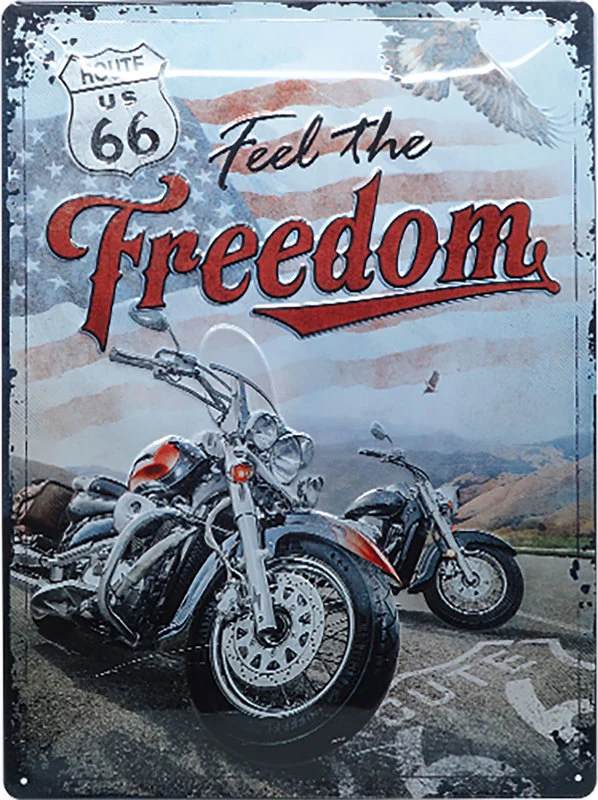 Metal Sign Route 66