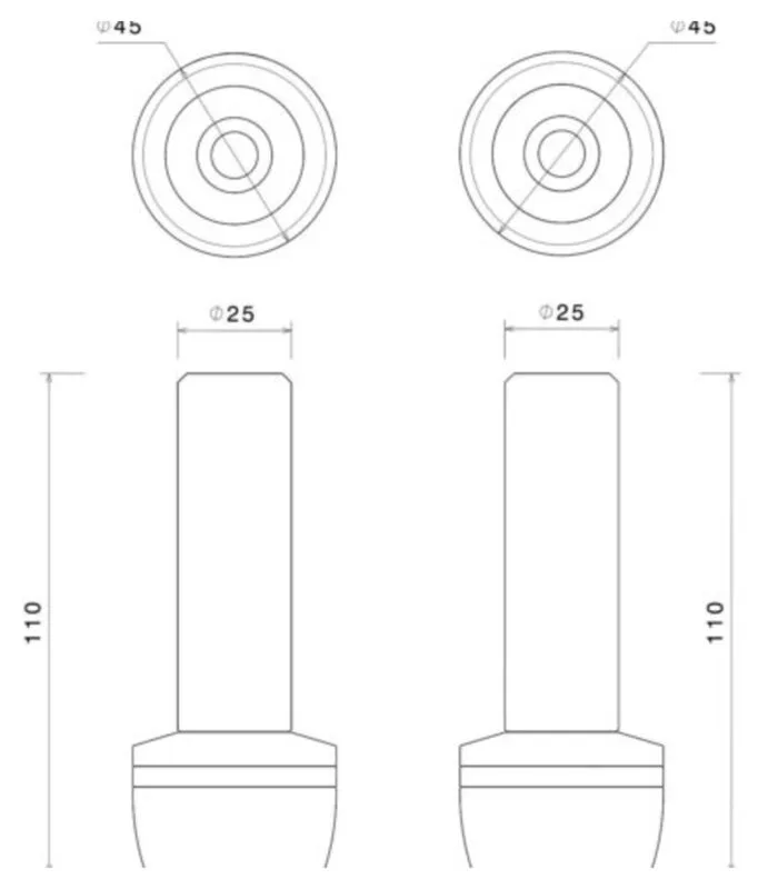 Side sliders kit for various models