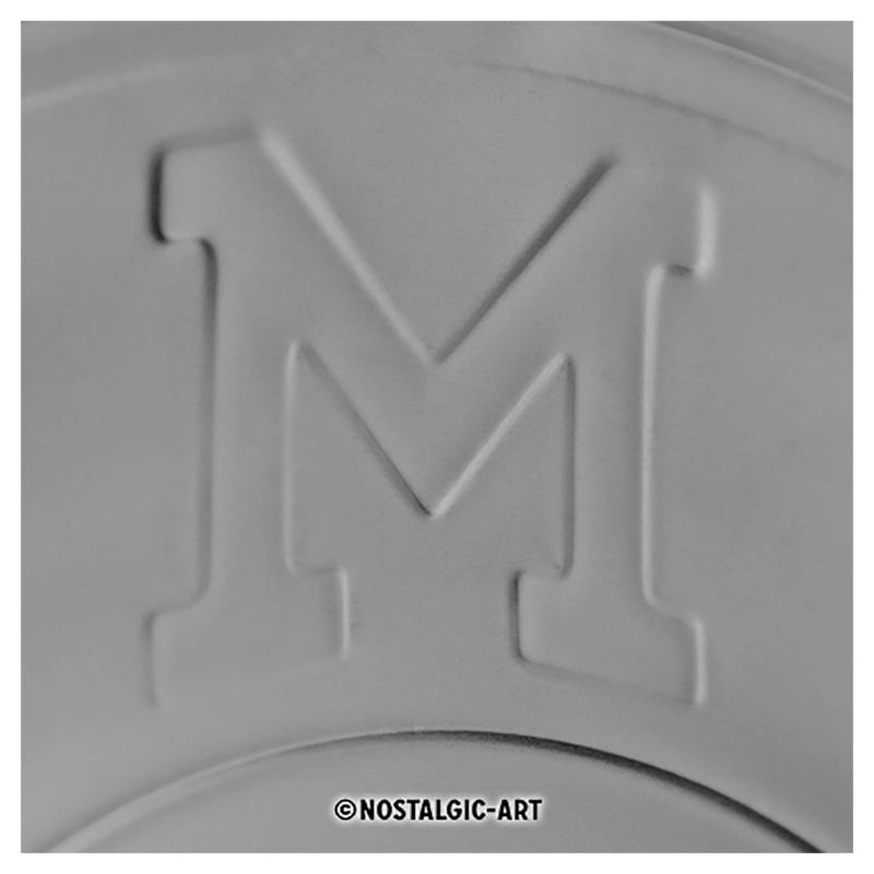 Tin Sign, Round, 3D Embossed