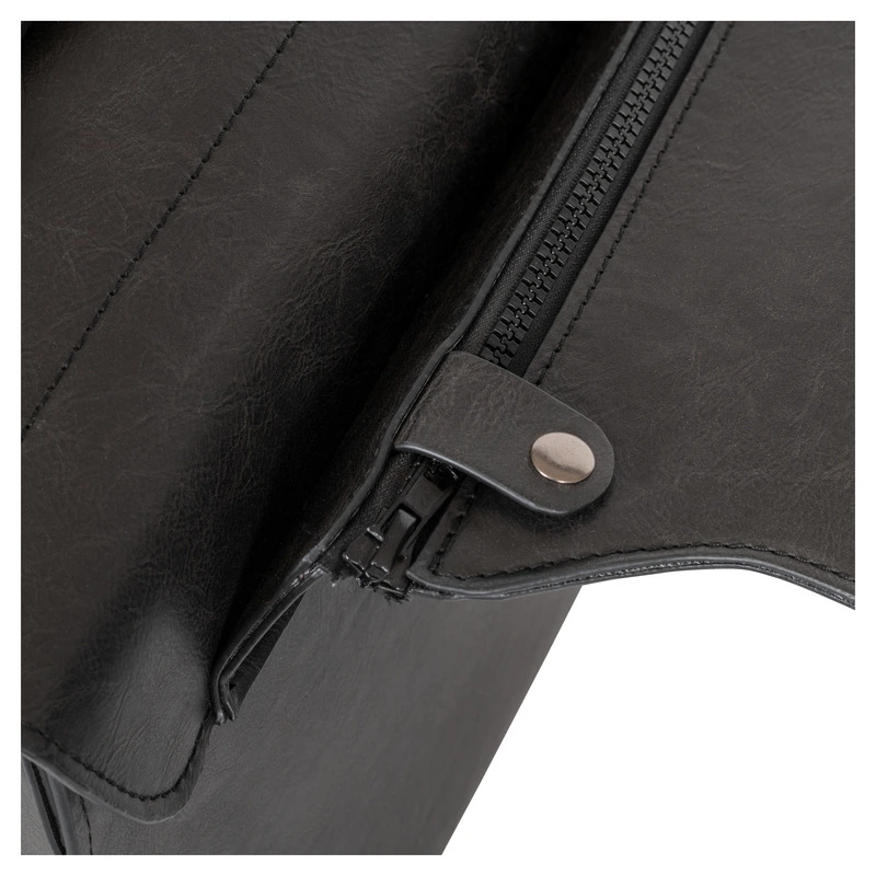 Faux leather saddlebags, Volume: 27 l