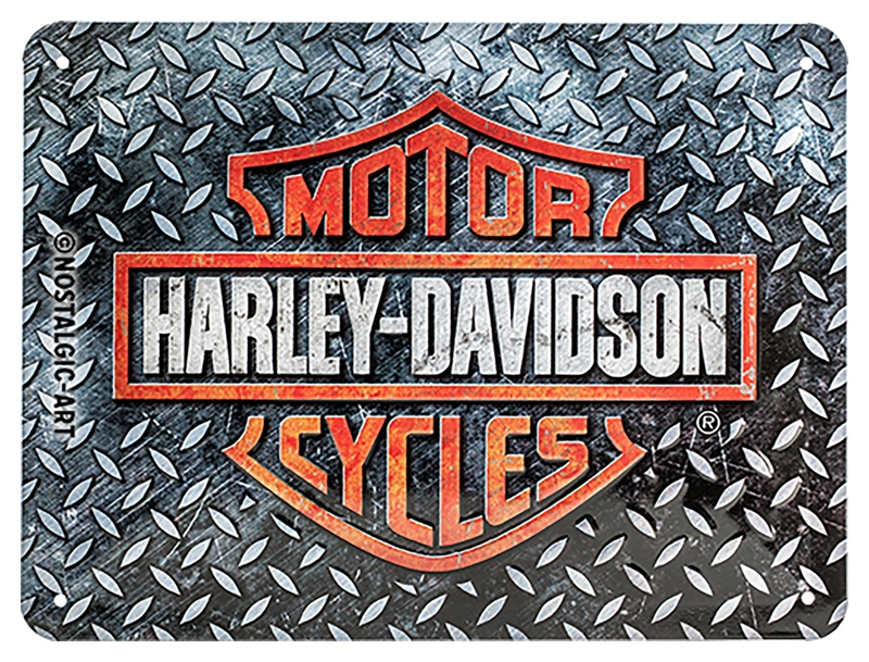 Plåtskylt Harley-Davidson logotyp