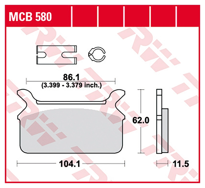 Brakepads Organic