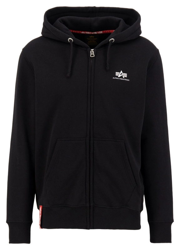 Sweat à cap zippé Alpha Industries Basic