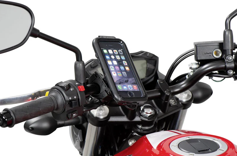 iPhone X case for tubular handlebars