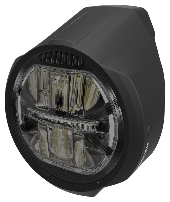LED headlight + motoism lamp mask