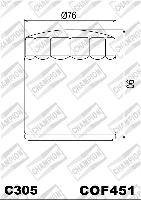 CHAMPION OILFILTER COF451