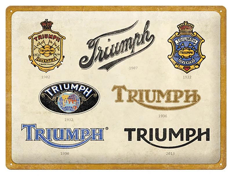 TARGA MET.TRIUMPH