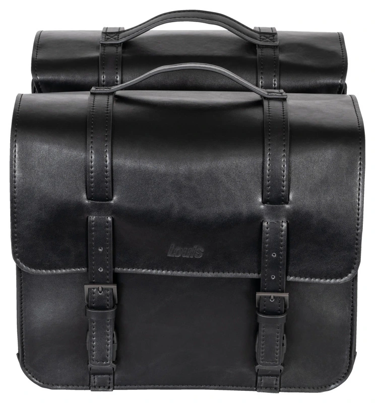 Sacoches de selle cuir, volume : 12 l