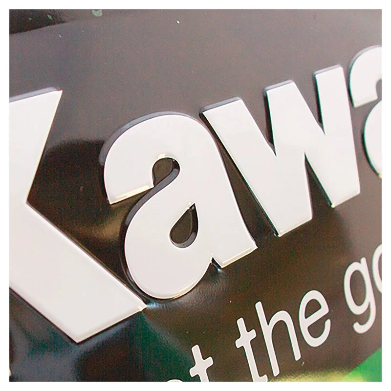 Blechschild Kawasaki Logo