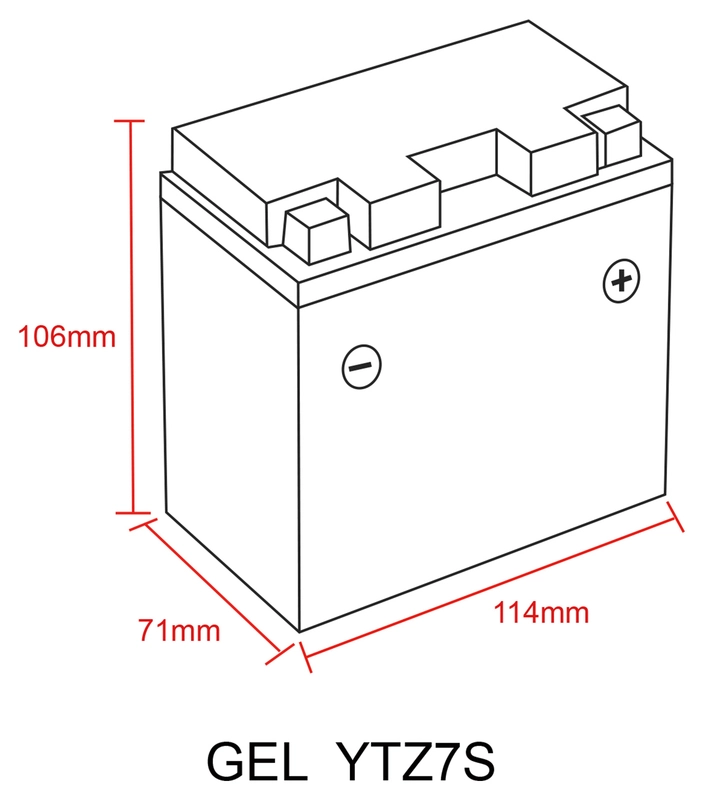 BATTERIA AL GEL SAITO