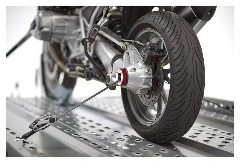CapStrap tie-down system for BMW