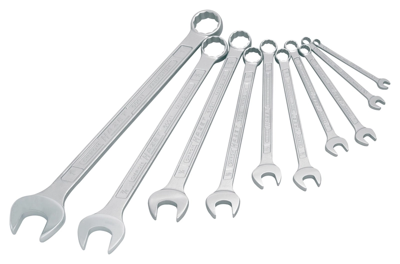 Combination Spanner Set Angled