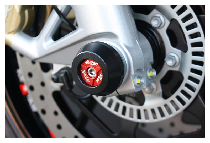 GSG axle protectors COLOURED FRONT WHEEL