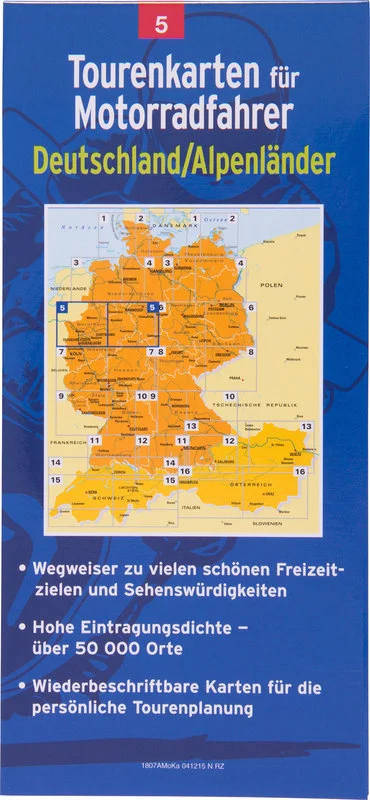 Cartes pour motards 2020