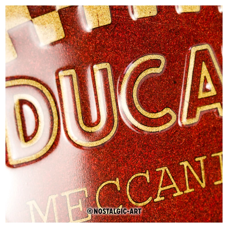 Ducati tin-sign Meccanica