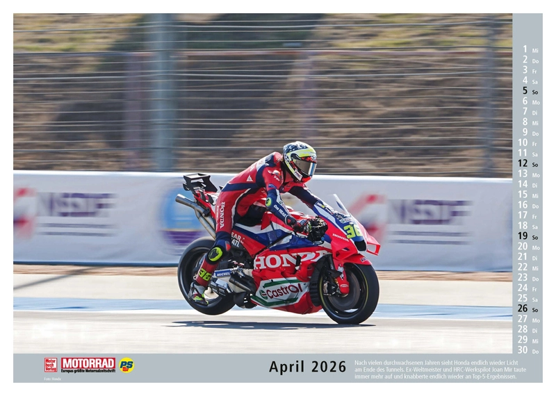 Kalendarz Motocyklowe Grand Prix 26