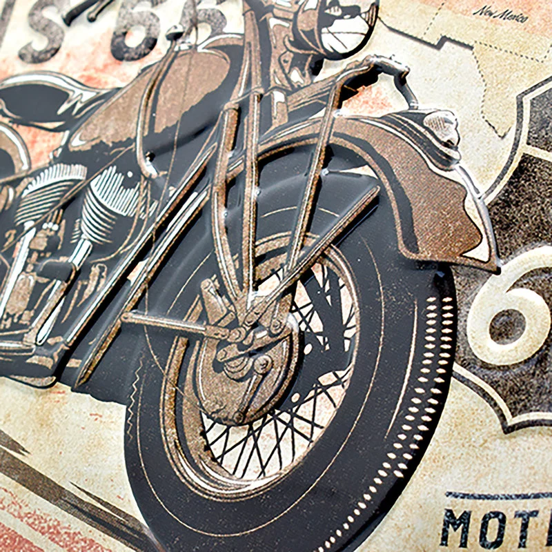 Blechschild Route 66 *Mother Road*