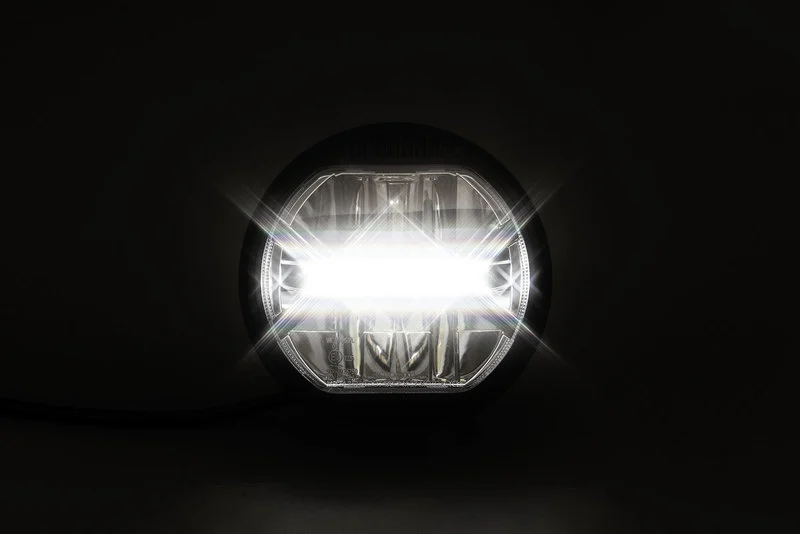 LED headlight + motoism lamp mask
