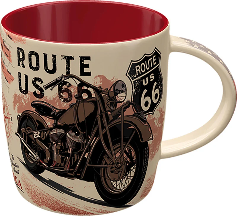 Route 66 Nostalgie Keramik Becher