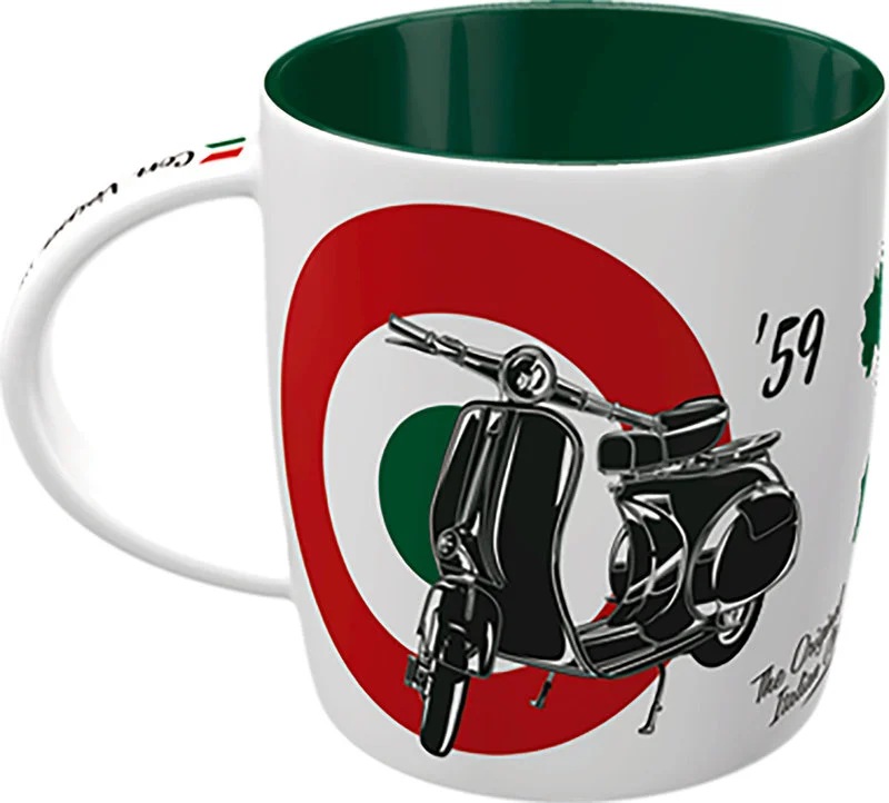 Keramikmugg Vespa Italian