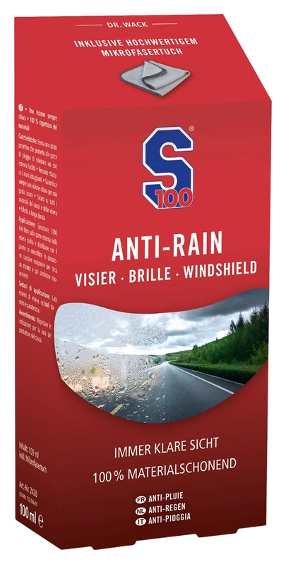 Anti-Rain incl. microfiber cloth, 100 ml