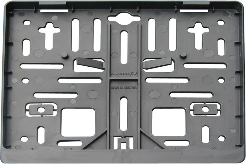 Austria licence plate holder, black